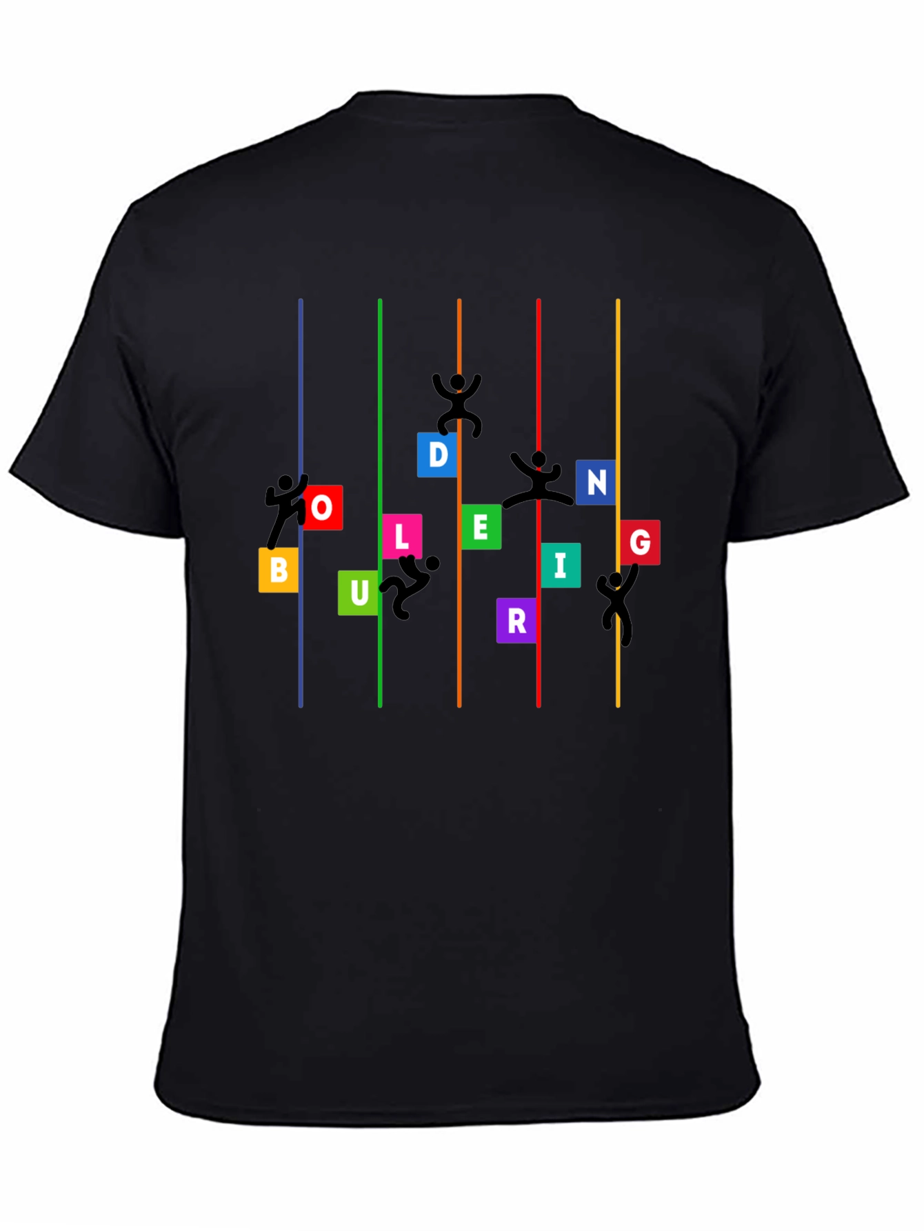Bouldering Climber Graphic T-Shirt
