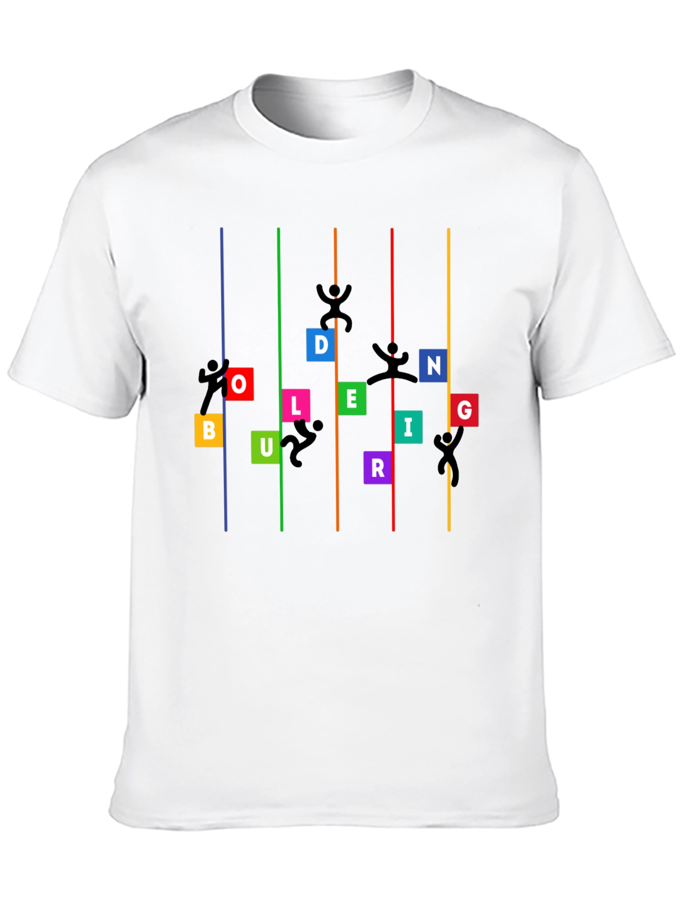 Bouldering Climber Graphic T-Shirt