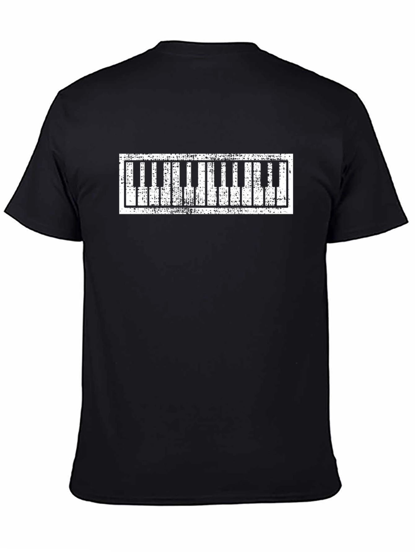Retro Piano Keys Graphic T-Shirt