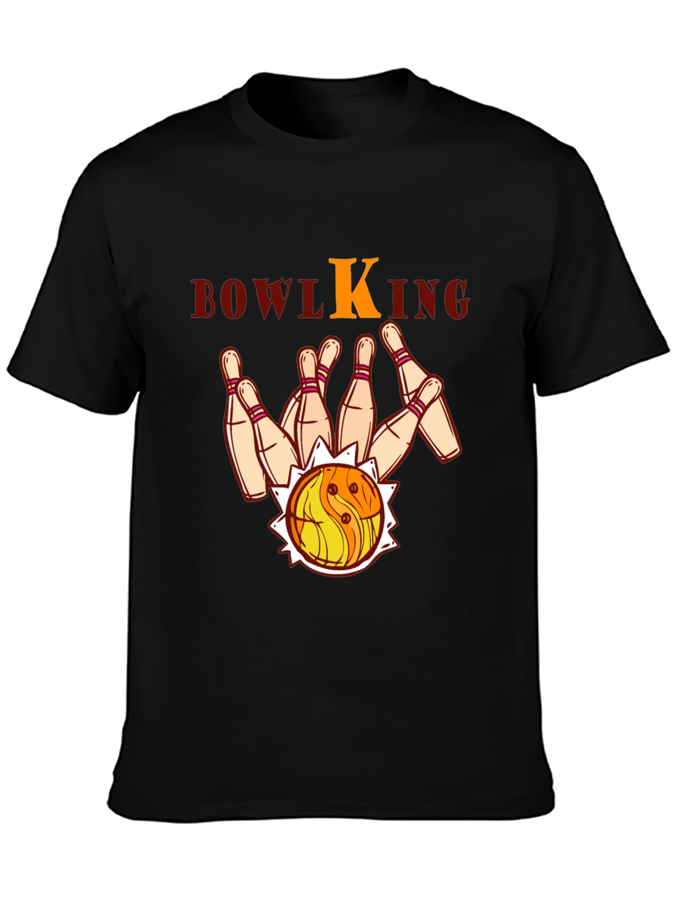 Bowling King Graphic T-Shirt