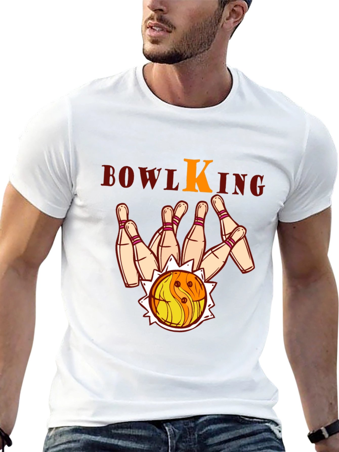 Bowling King Graphic T-Shirt