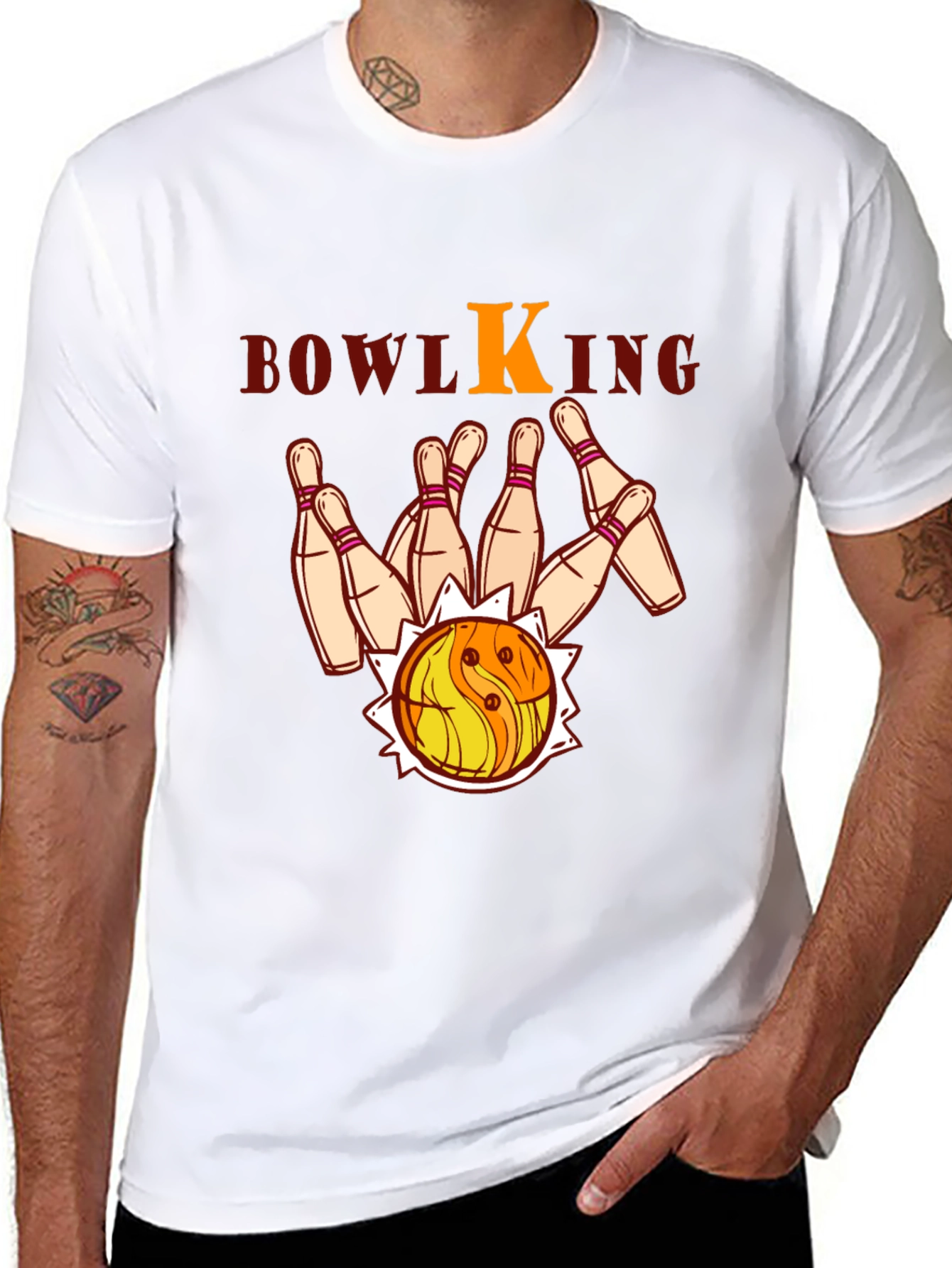 Bowling King Graphic T-Shirt