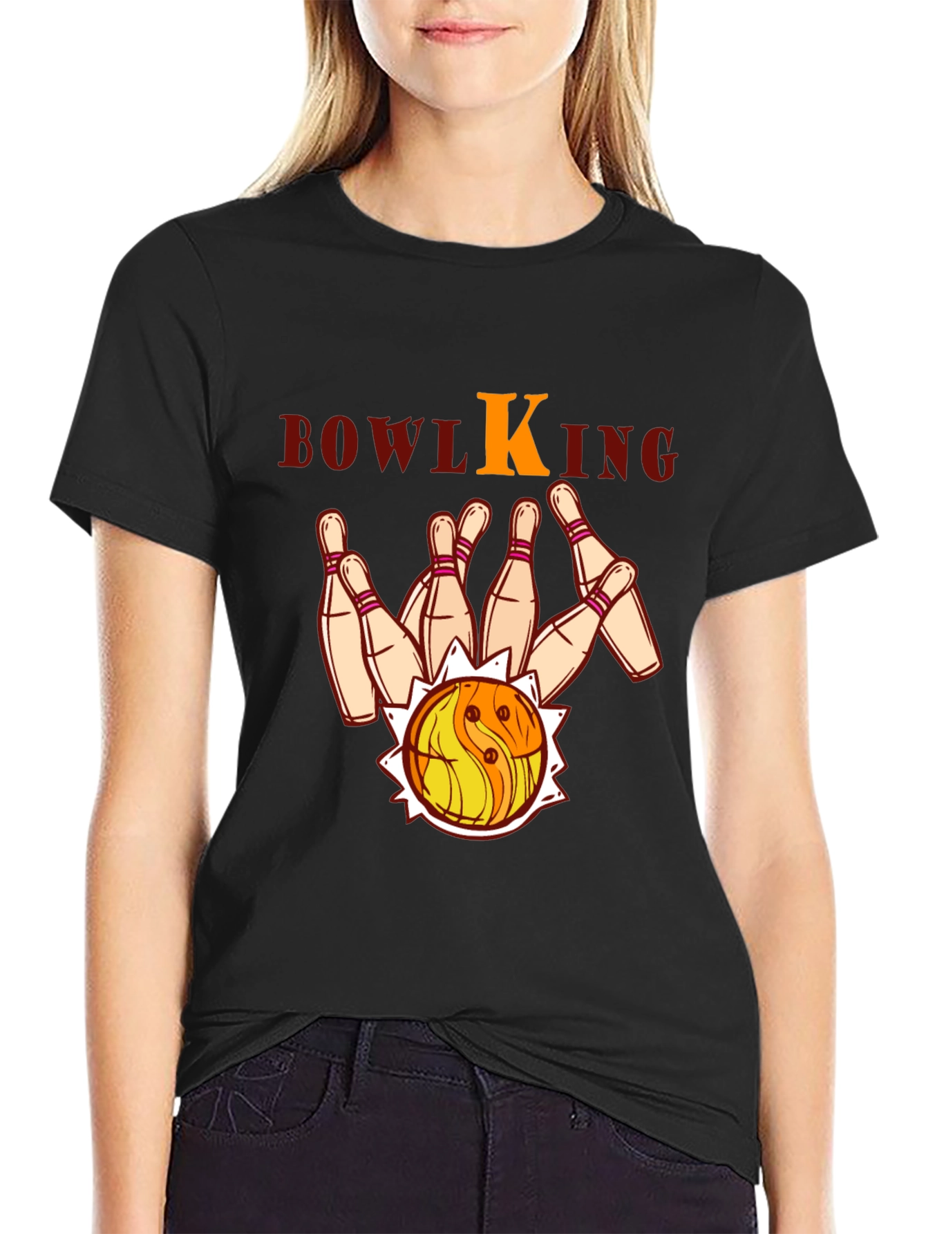 Bowling King Graphic T-Shirt