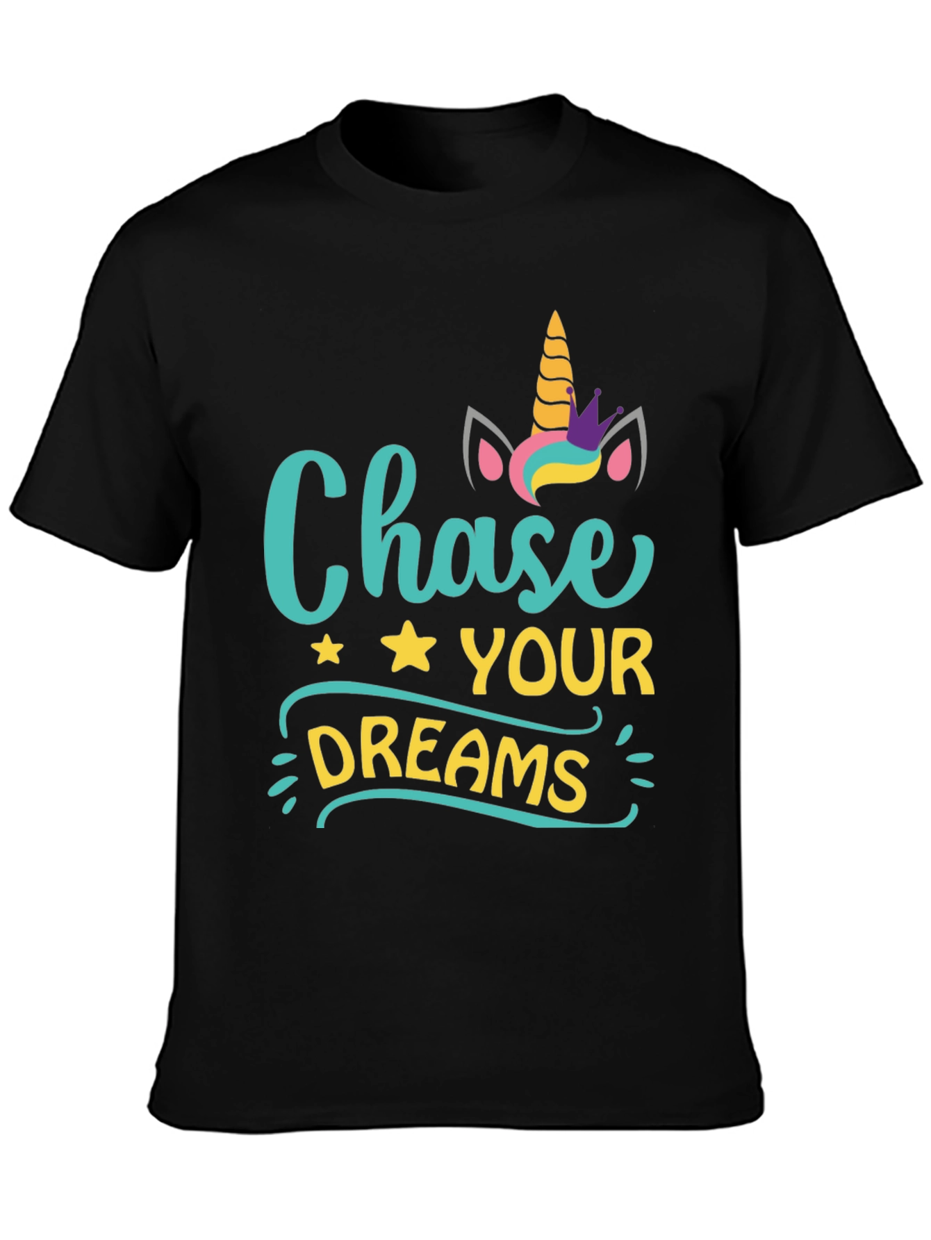 Unicorn Chase Your Dreams Graphic Tee