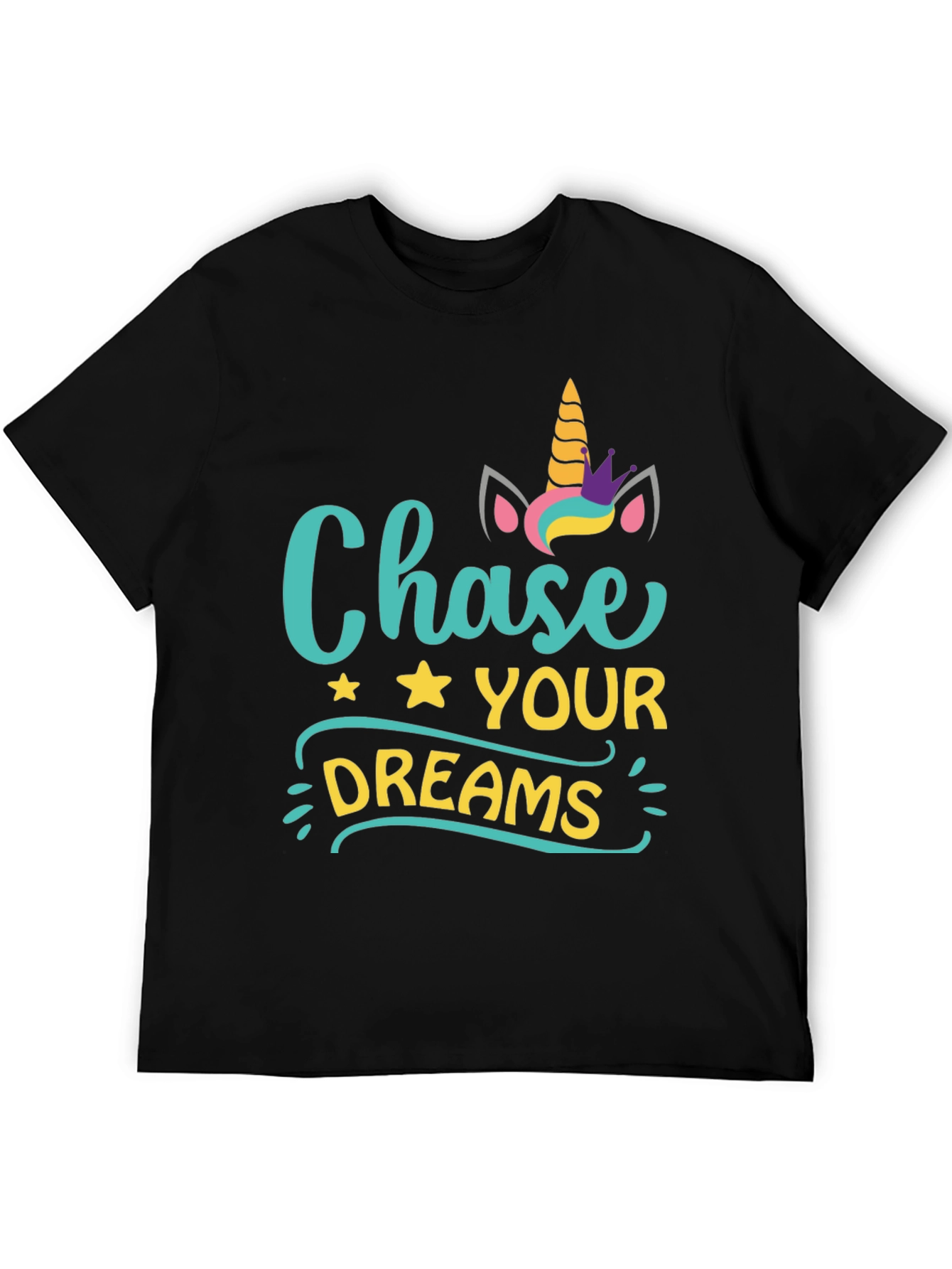 Unicorn Chase Your Dreams Graphic Tee