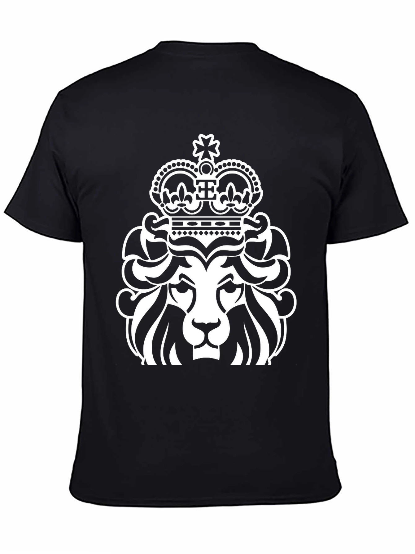 Lion Crown Graphic T-Shirt - Royal Style