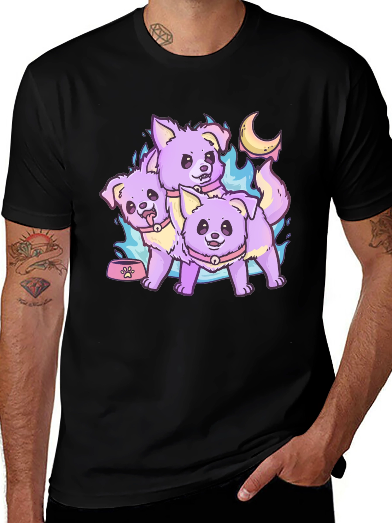 Cute Cerberus Dog T-Shirt