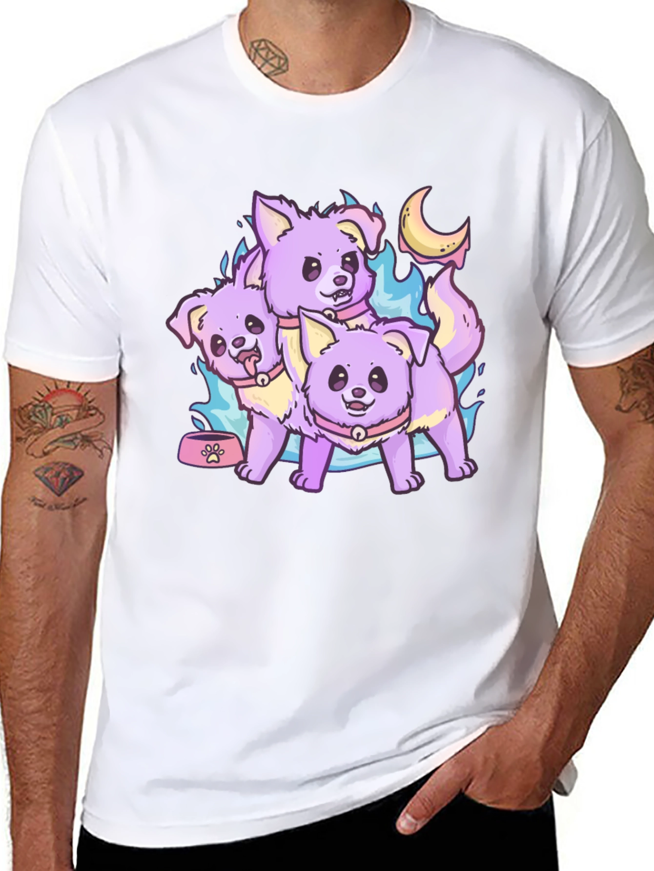 Cute Cerberus Dog T-Shirt