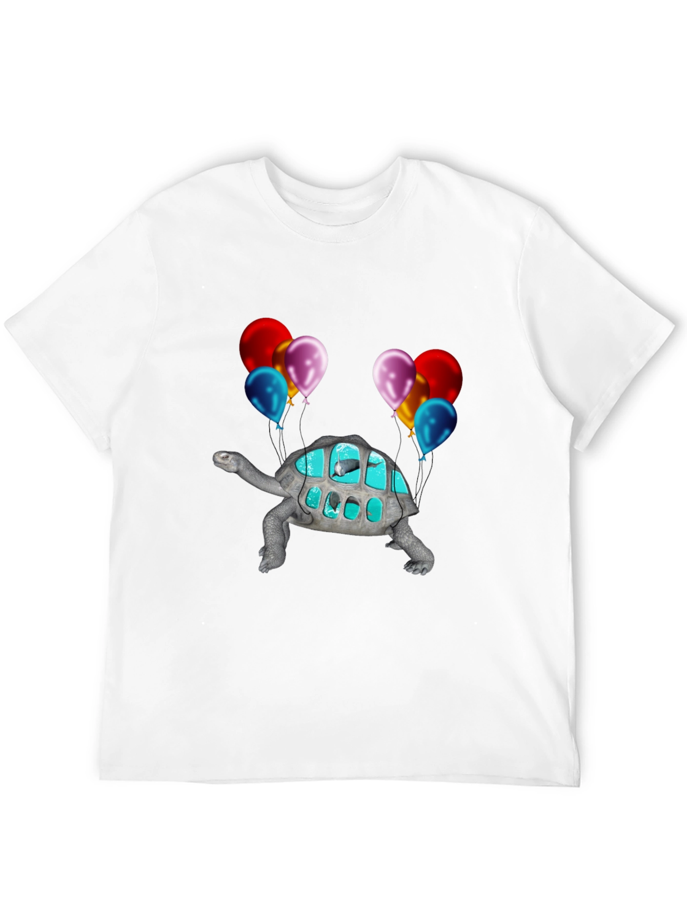 Turtle Aquarium Balloon T-Shirt