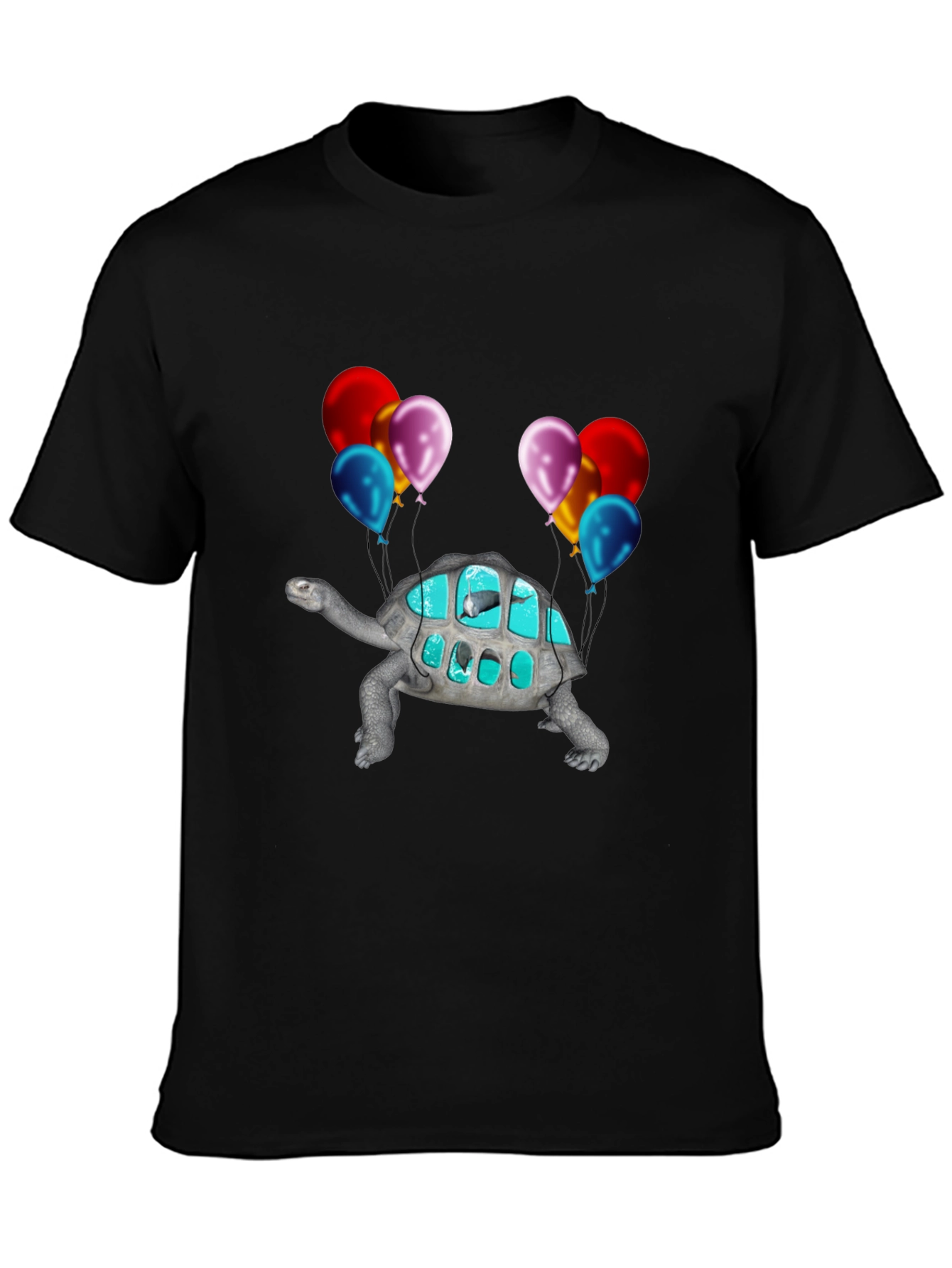 Turtle Aquarium Balloon T-Shirt