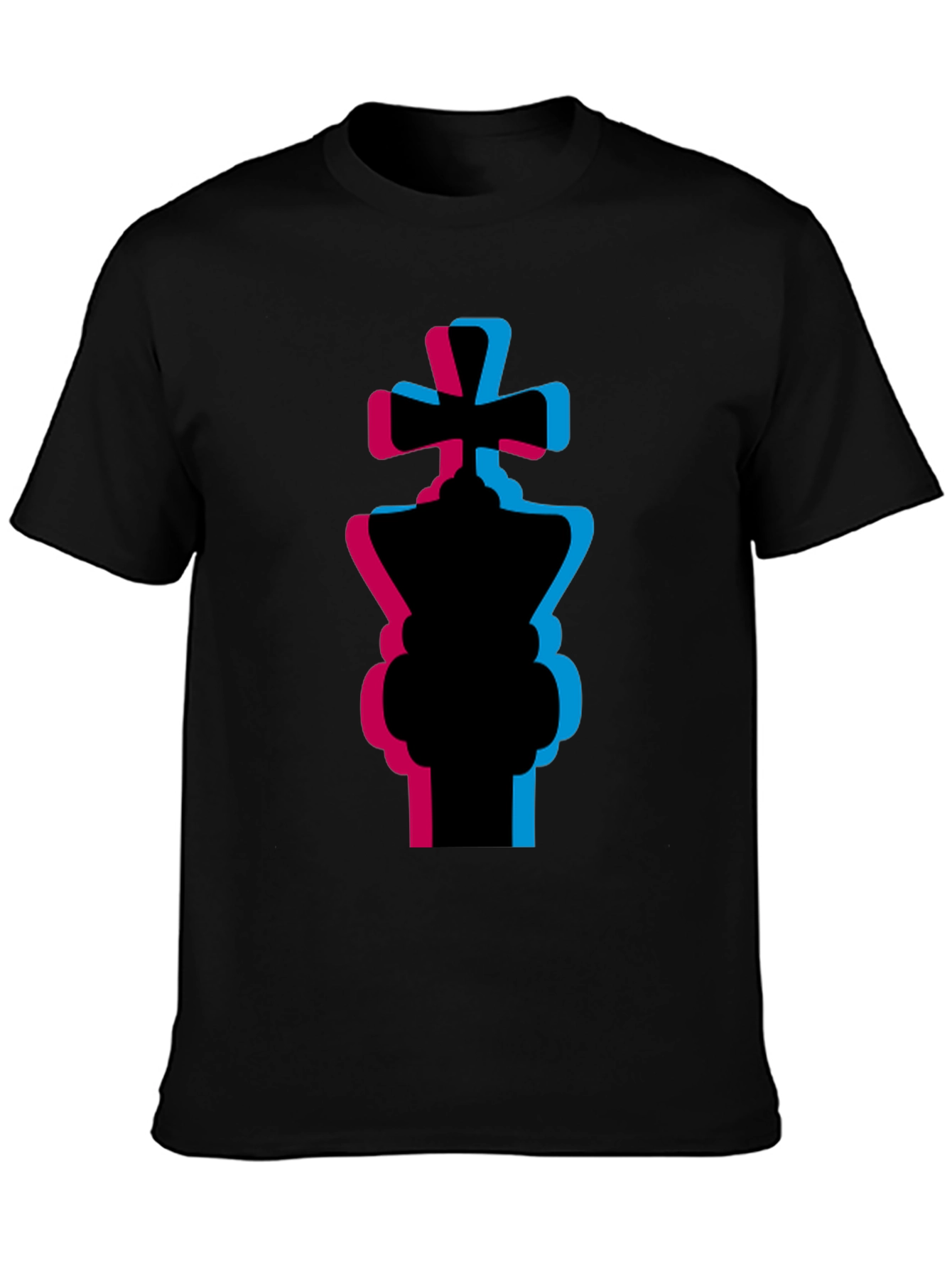 Chess King Graphic Tee - Stylish Black T-Shirt