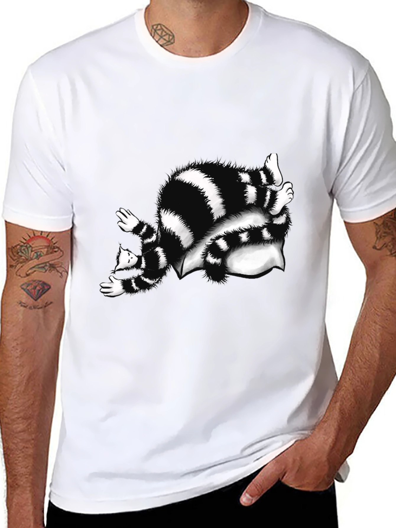 Raccoon Black T-Shirt