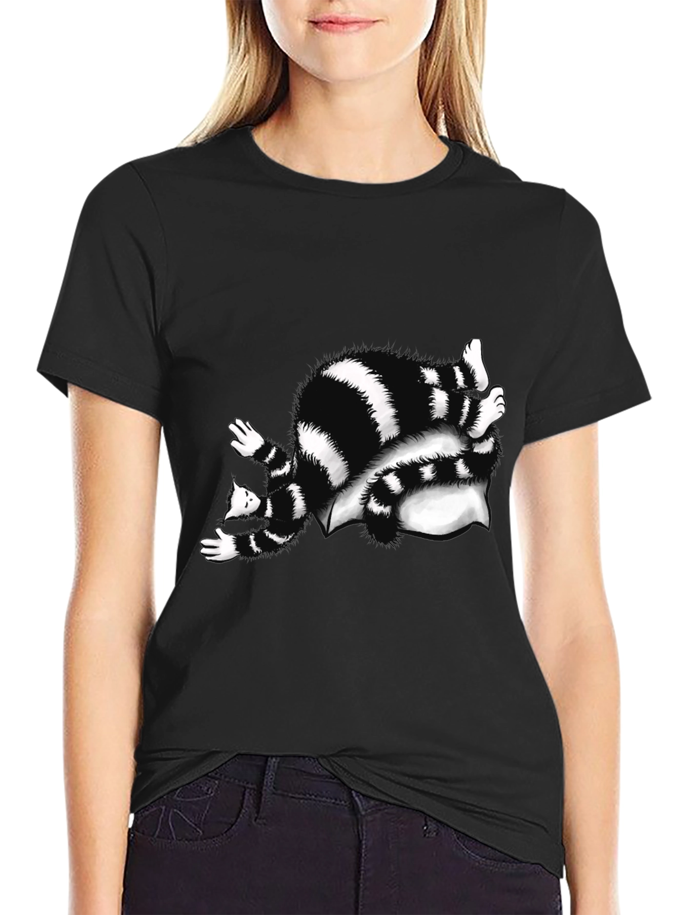 Raccoon Black T-Shirt