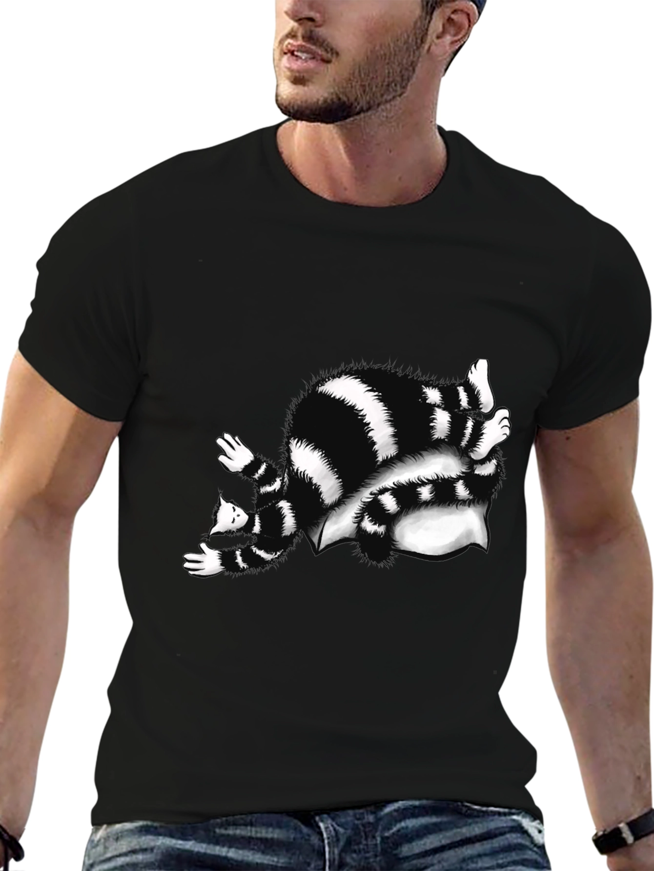 Raccoon Black T-Shirt