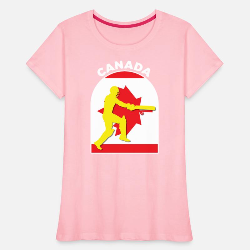 Canada Cricket Batsman Canada Flag by DPattonPD