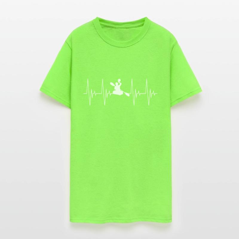 Canoe Polo Rowing Water Sports Heartbeat EKG