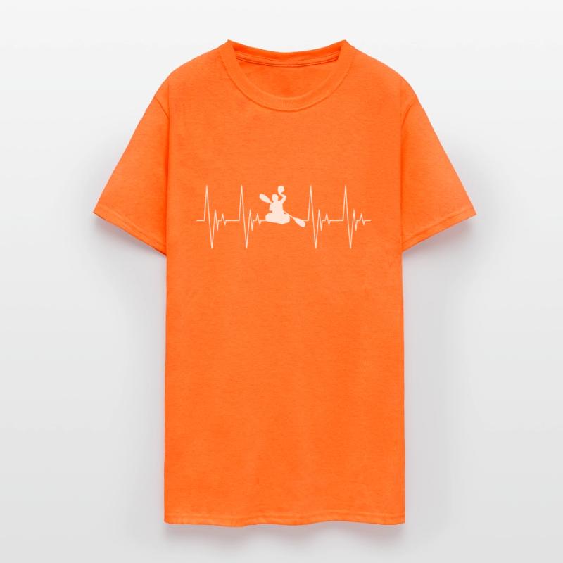 Canoe Polo Rowing Water Sports Heartbeat EKG