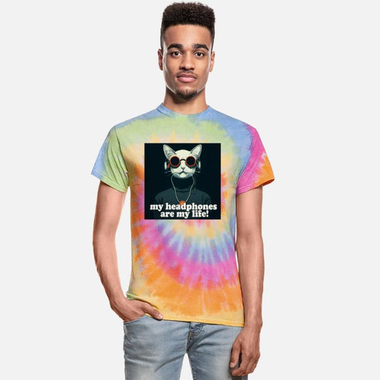 cat with Headphone musical