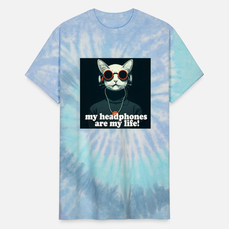 cat with Headphone musical