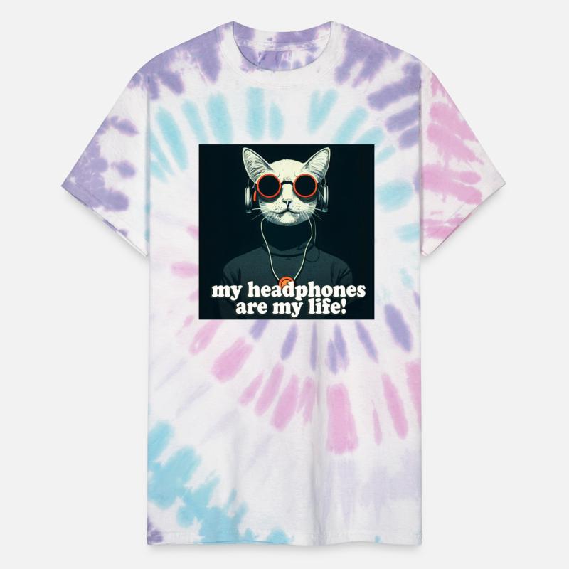 cat with Headphone musical