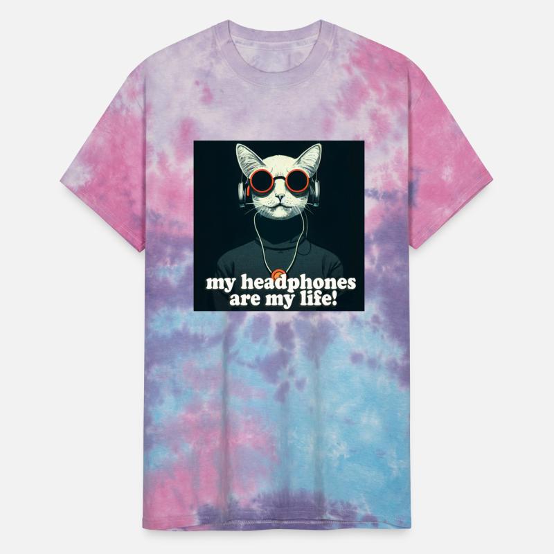 cat with Headphone musical