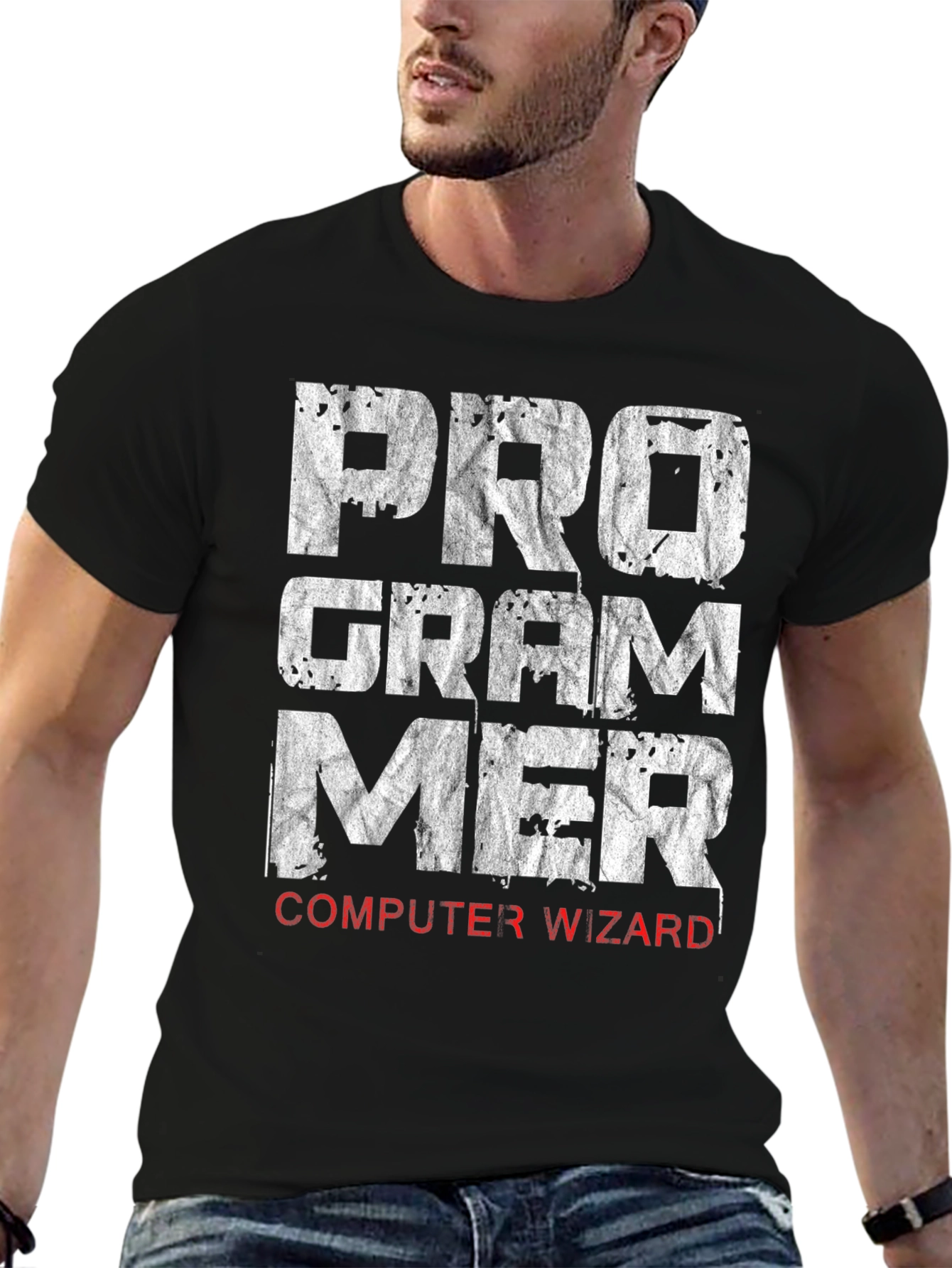 Programmer Computer Wizard Graphic T-Shirt