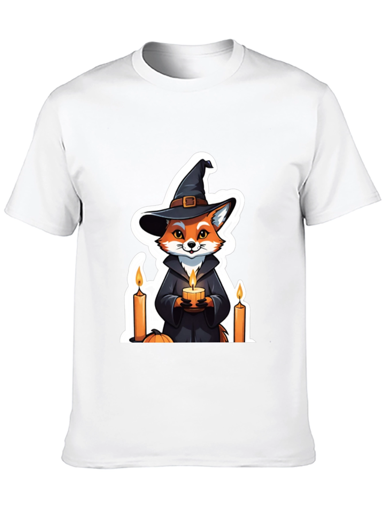 Halloween Witch Fox T-Shirt
