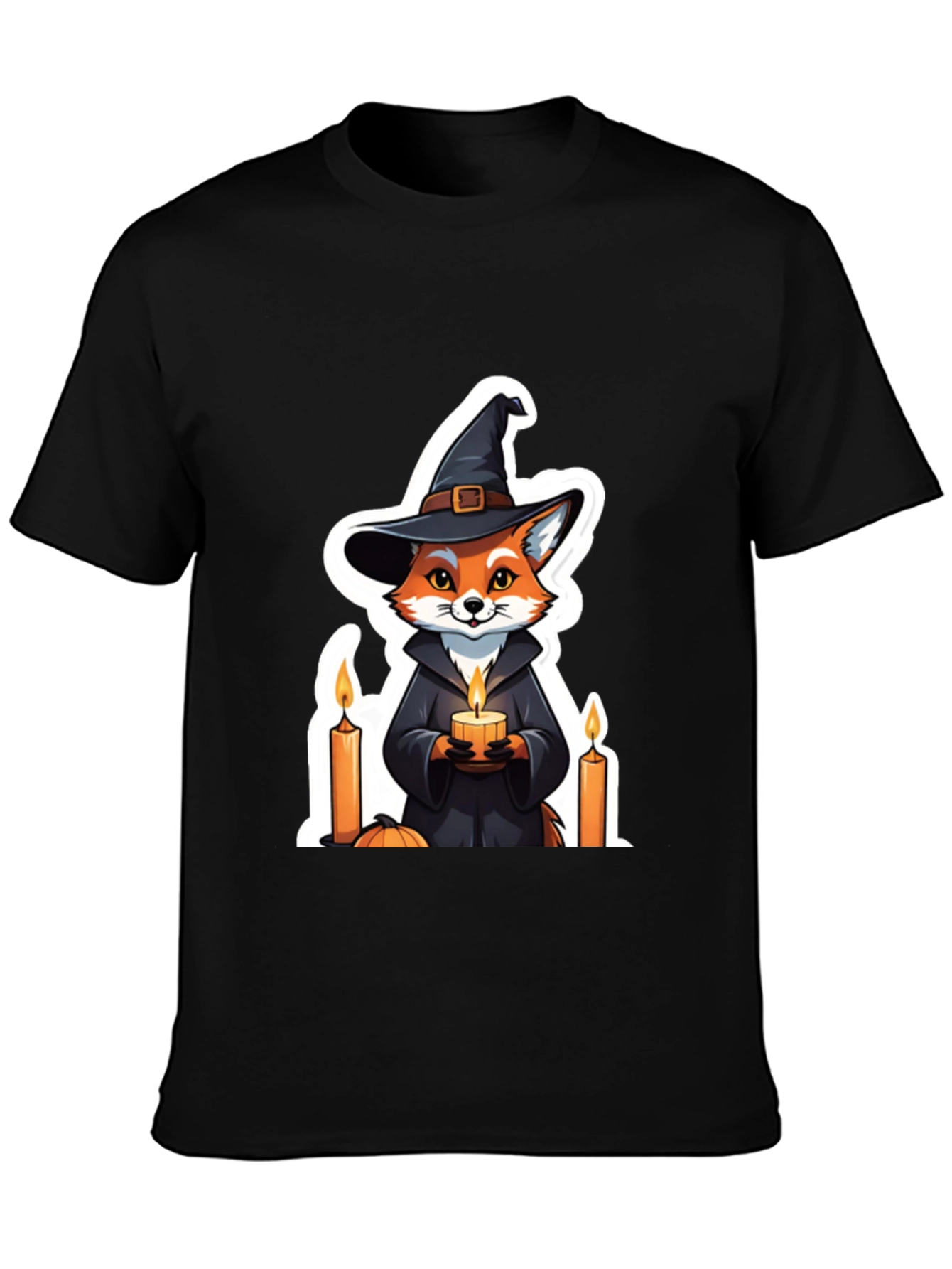 Halloween Witch Fox T-Shirt