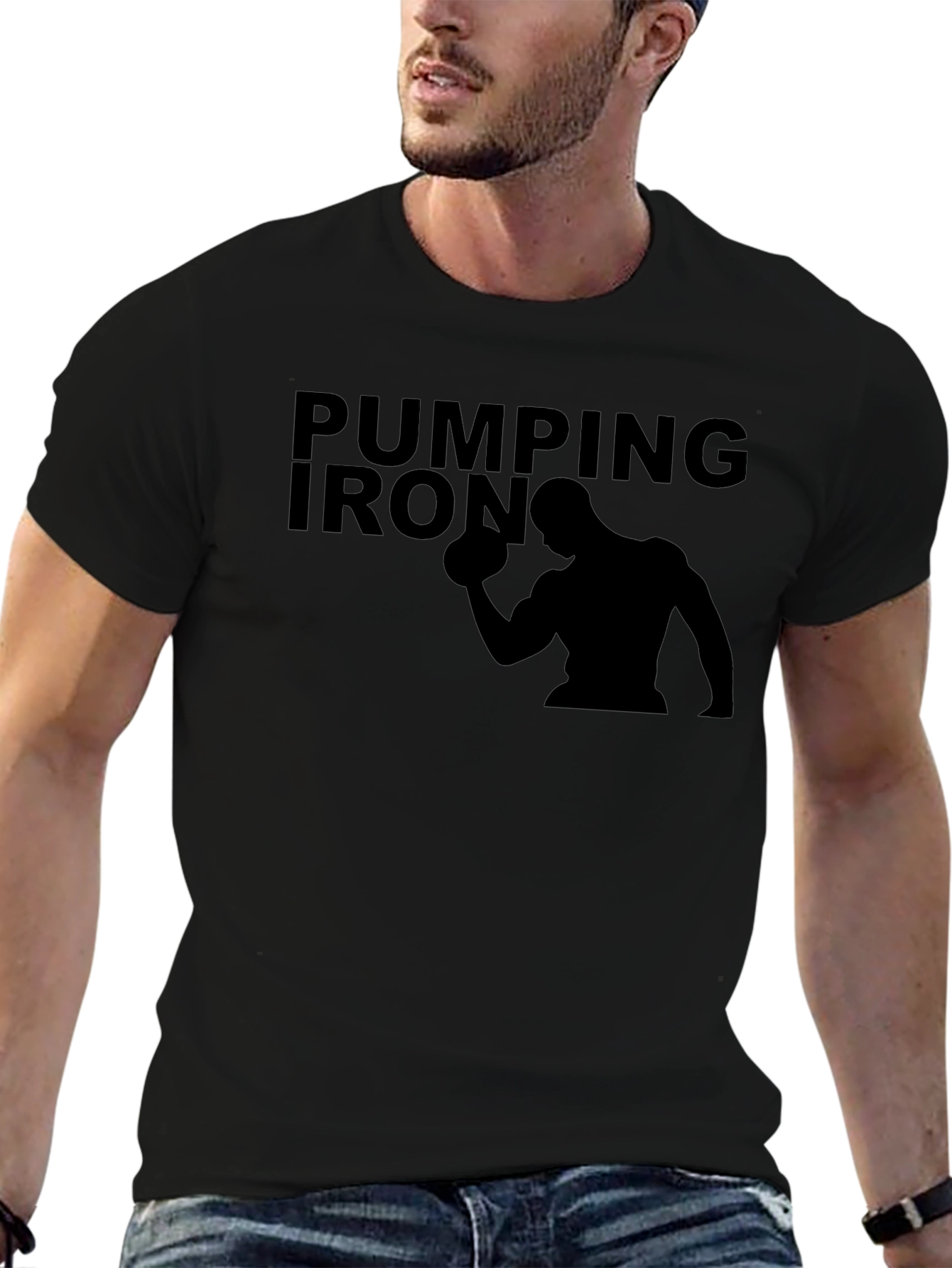 Pumping Iron Graphic T-Shirt