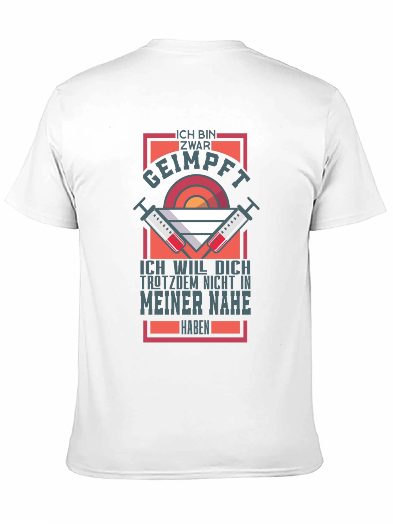 Im Vaccinated T-Shirt - Funny German Novelty Tee