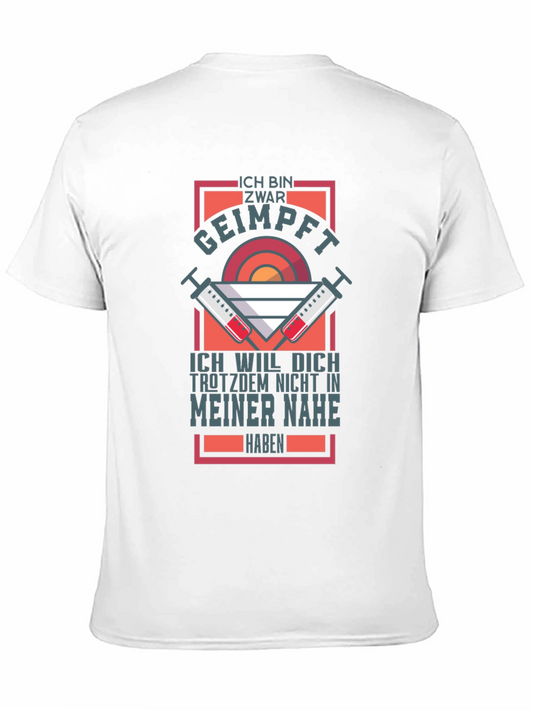 Im Vaccinated T-Shirt - Funny German Novelty Tee