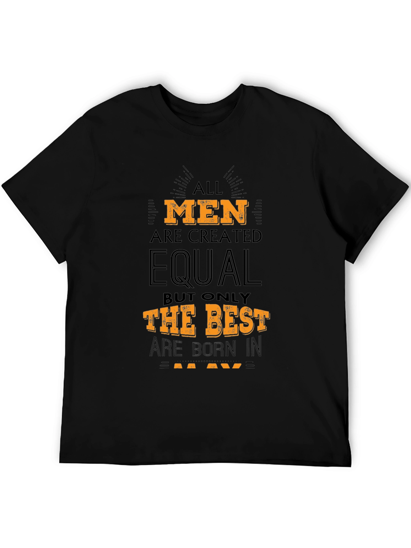 Mens Best Are Born in May Graphic Tee