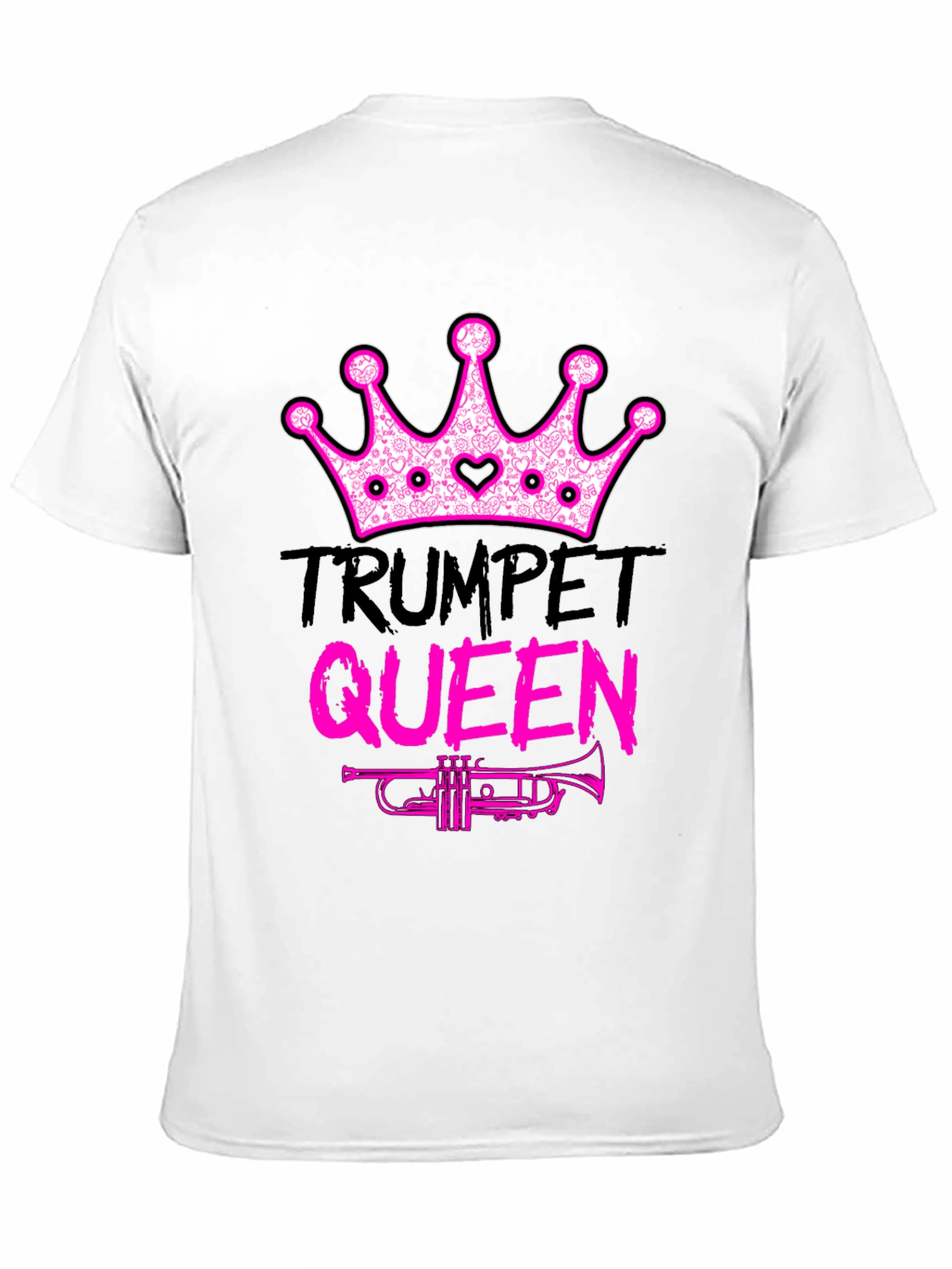 Trumpet Queen Graphic T-Shirt - Music Lover Tee