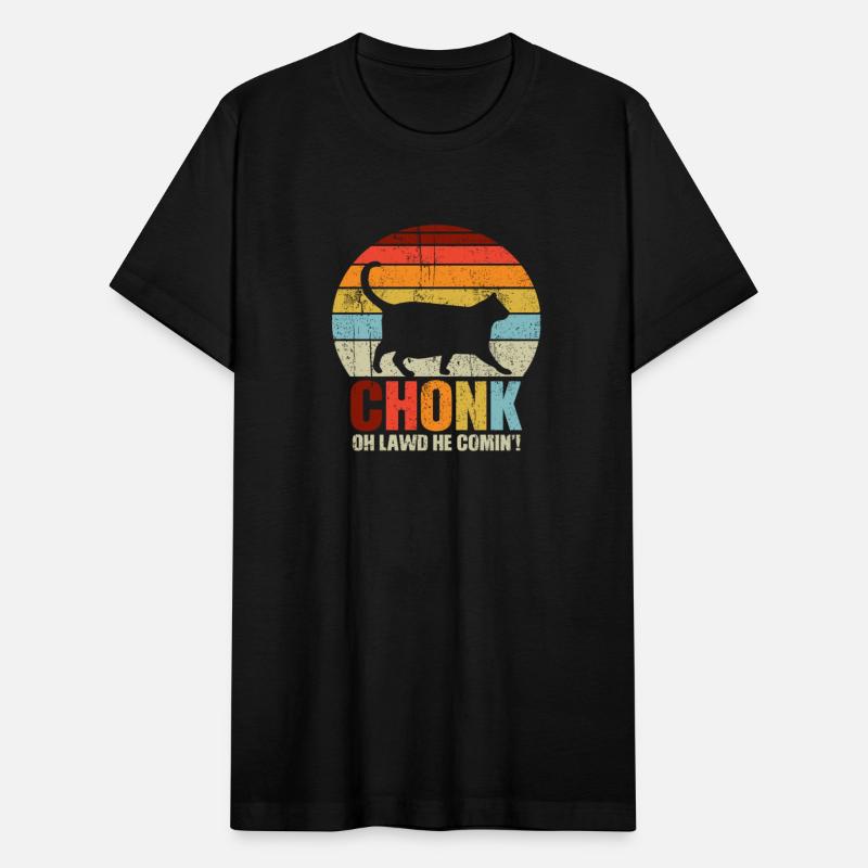 Chonk Cat Scale Meme Retro Oh lawd he comin' Memes