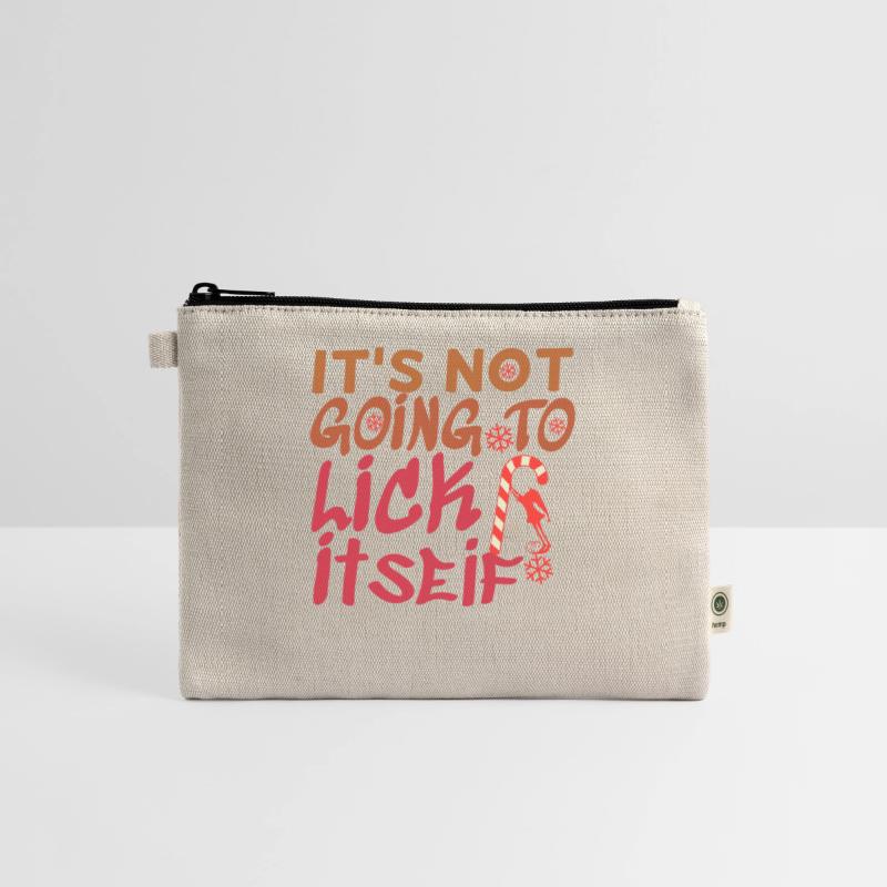 Christmas Candy Cane Not Going Lick Itself Funny