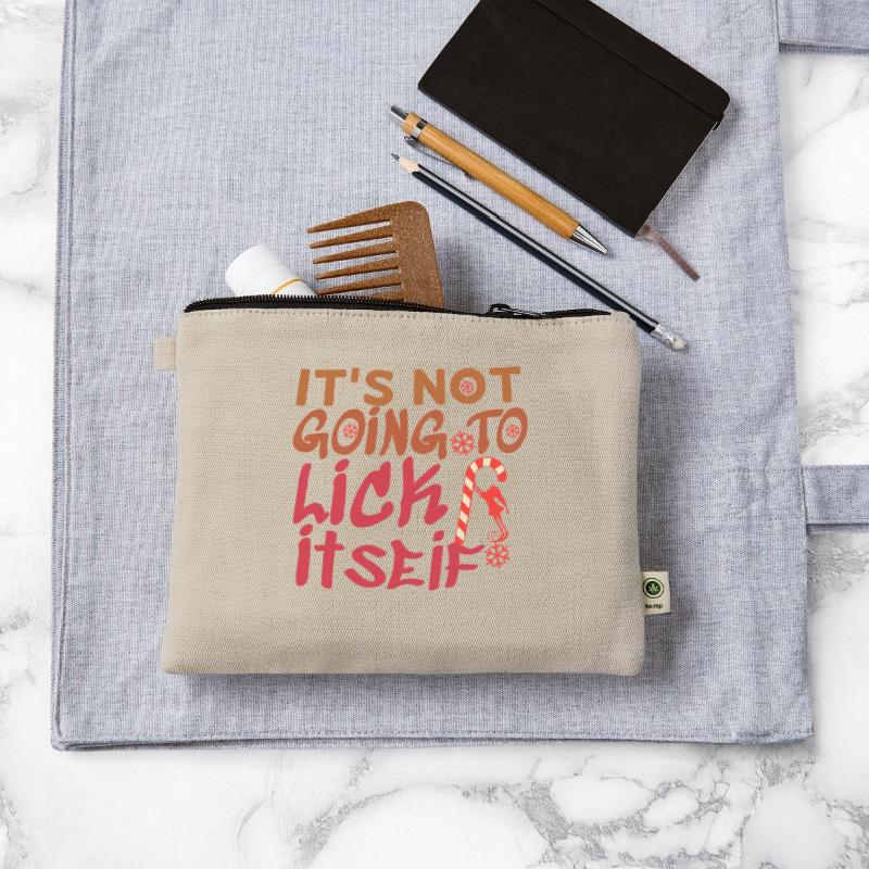 Christmas Candy Cane Not Going Lick Itself Funny