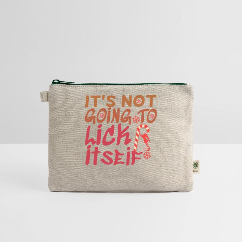 Christmas Candy Cane Not Going Lick Itself Funny