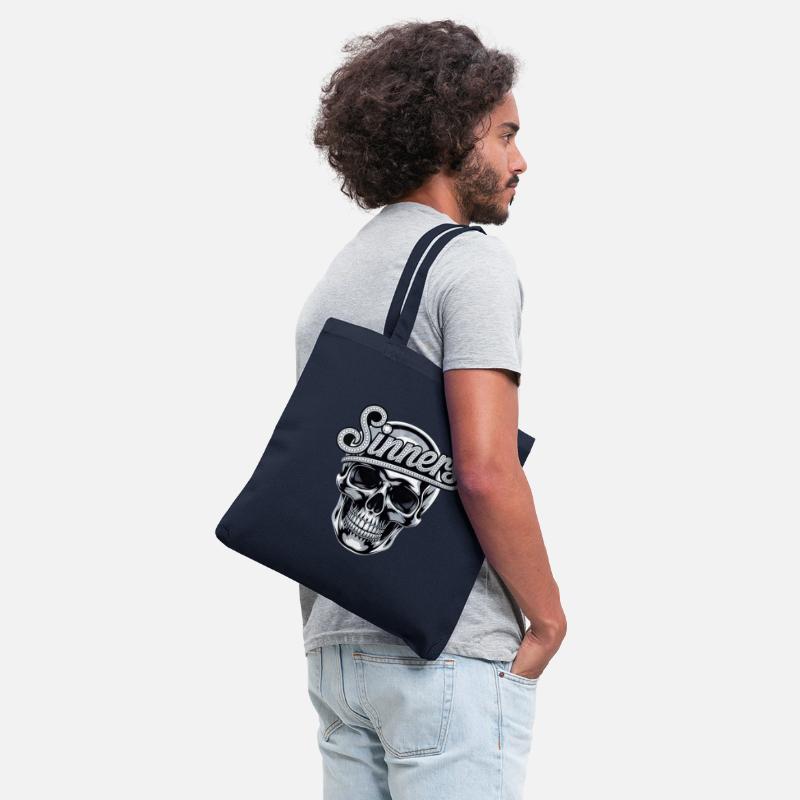 Chrome Skull Sinners Diamond Bling