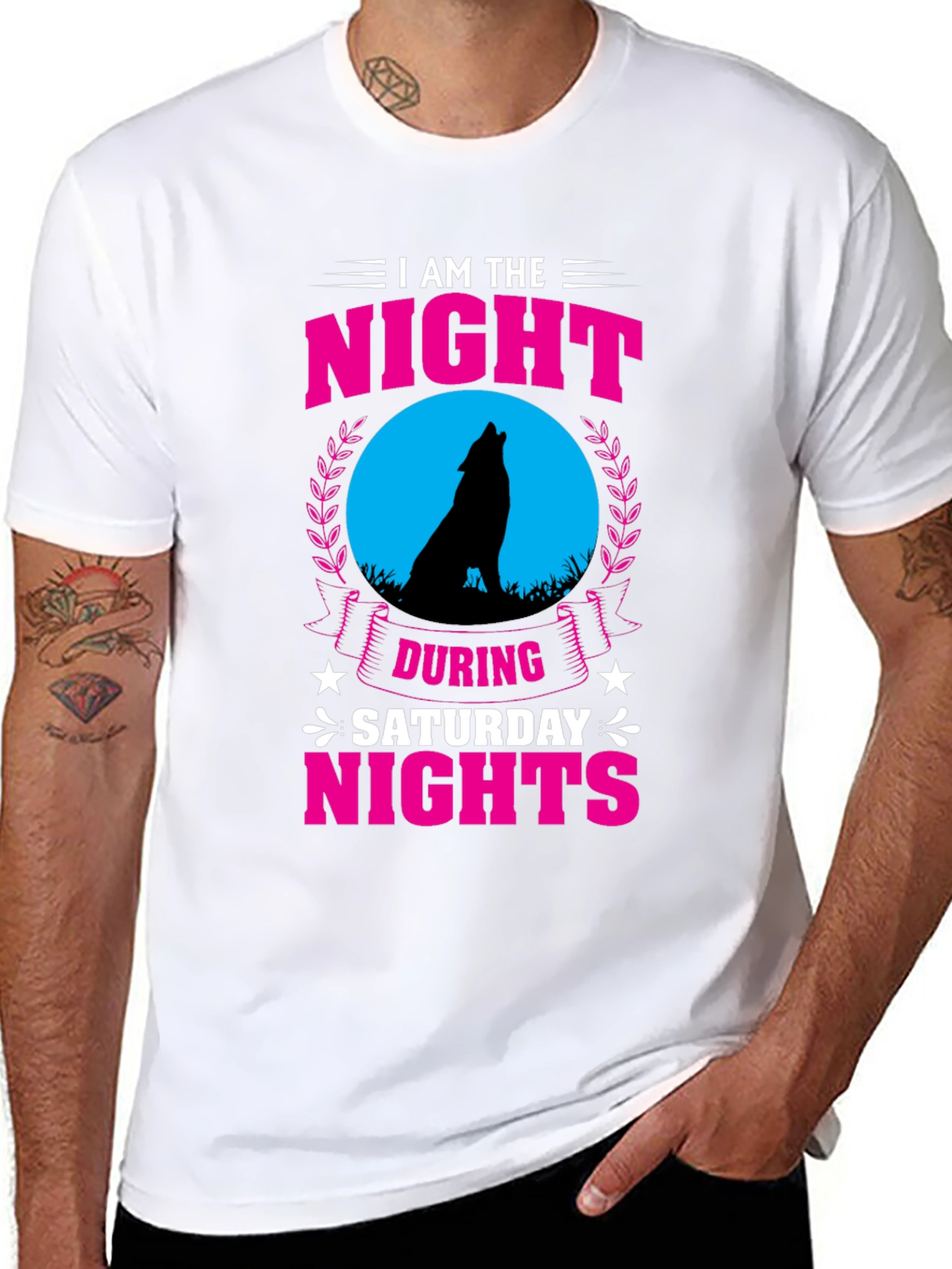 I Am The Night Saturday Nights Graphic T-Shirt