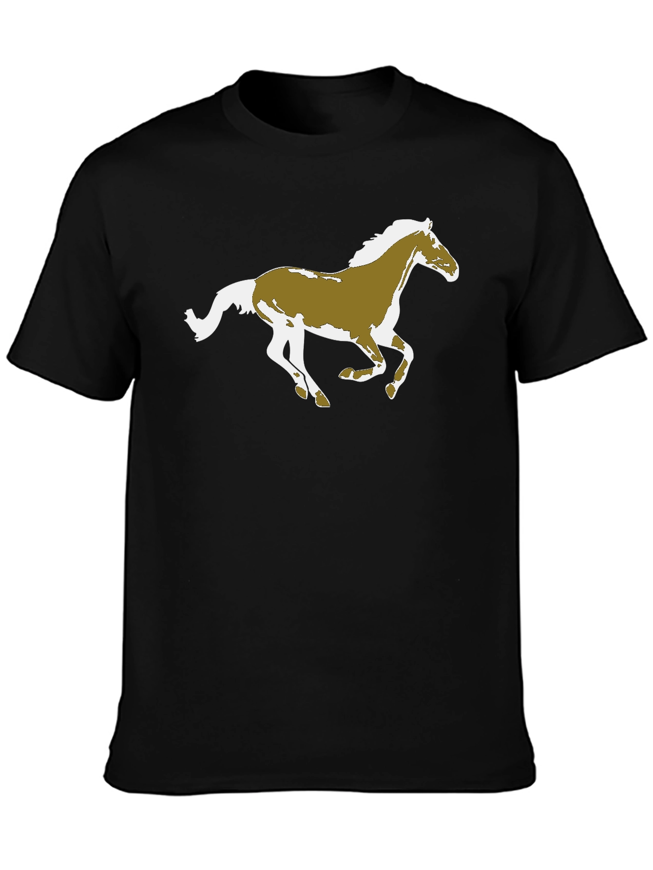 Horse Graphic Black T-Shirt