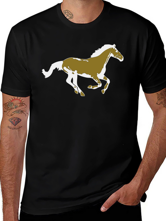 Horse Graphic Black T-Shirt