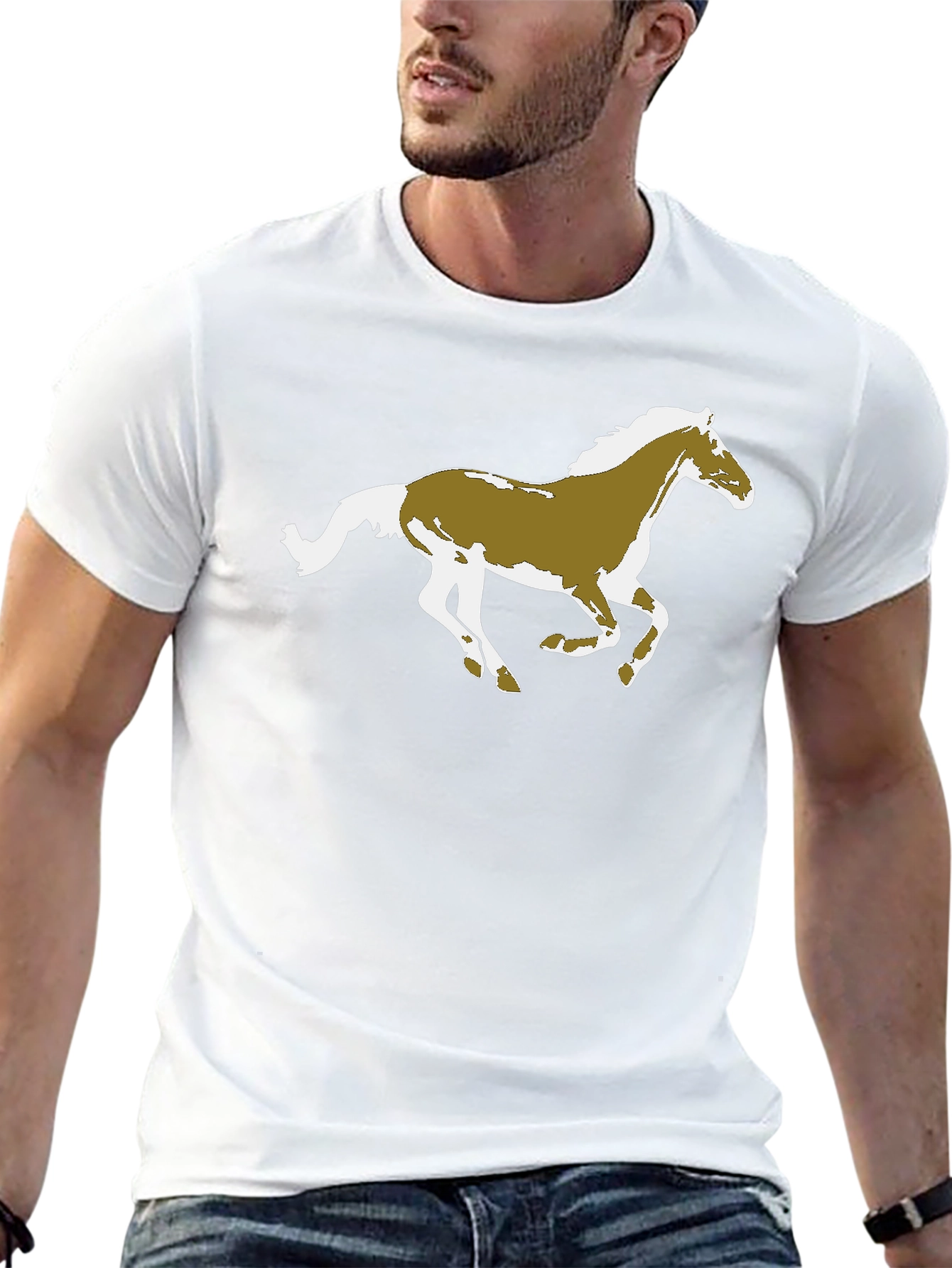 Horse Graphic Black T-Shirt