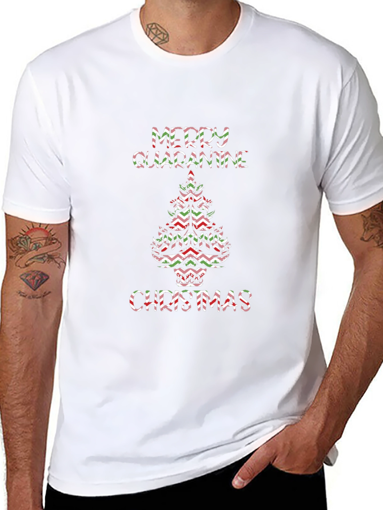 Merry Quarantine Christmas T-Shirt