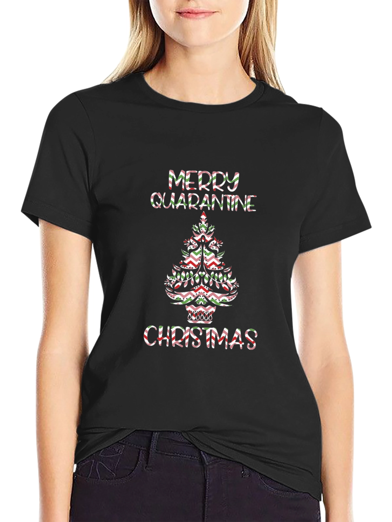 Merry Quarantine Christmas T-Shirt