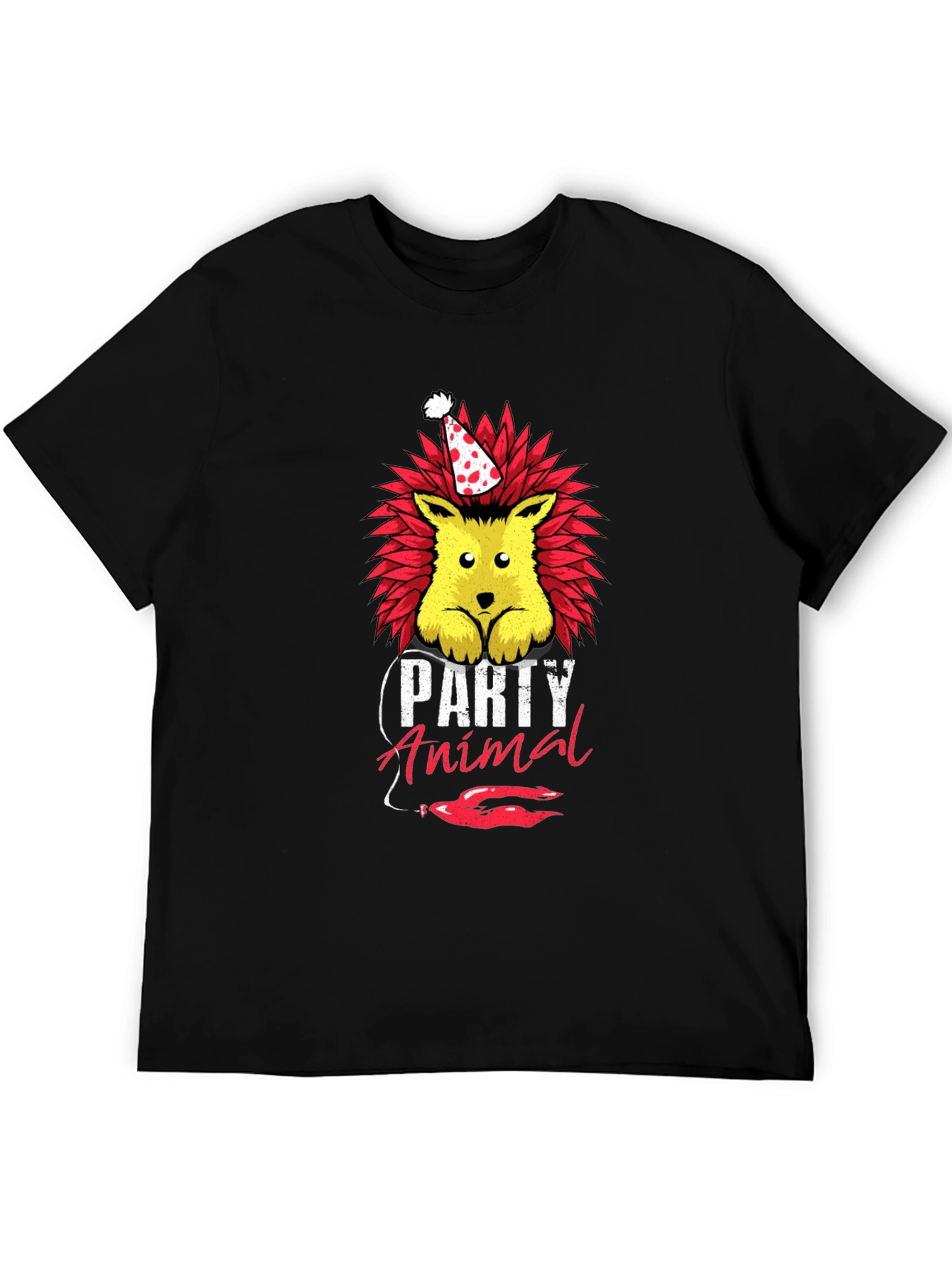 Party Animal Hedgehog Graphic Tee