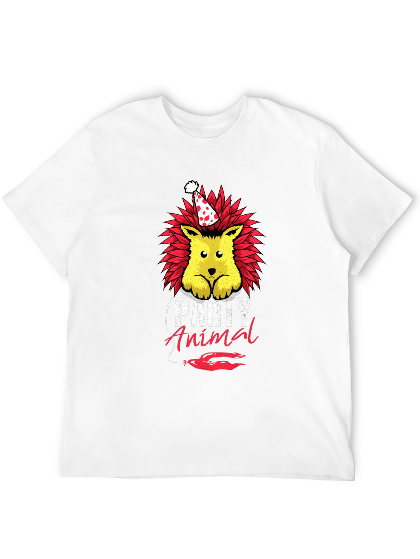 Party Animal Hedgehog Graphic Tee