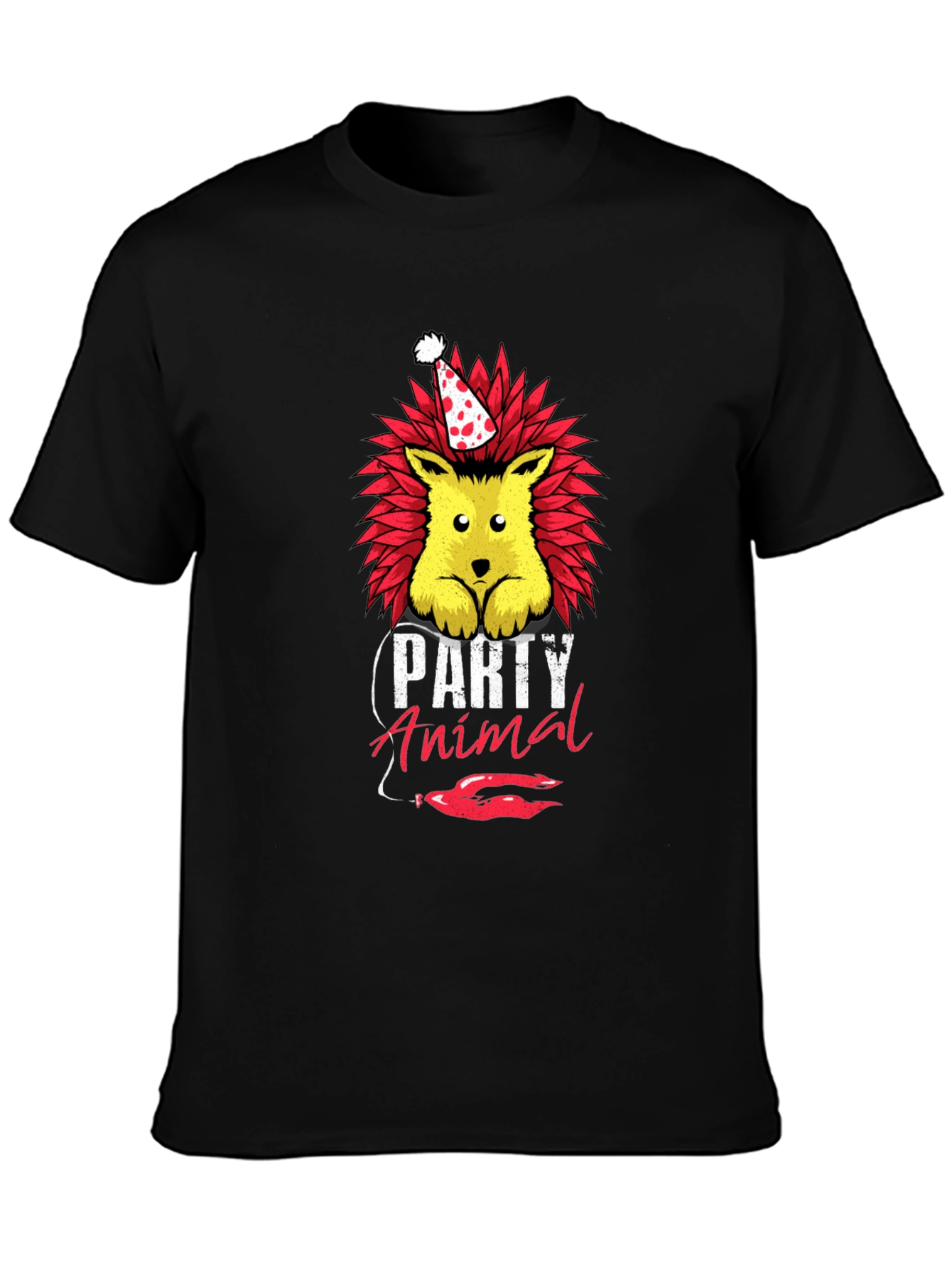 Party Animal Hedgehog Graphic Tee