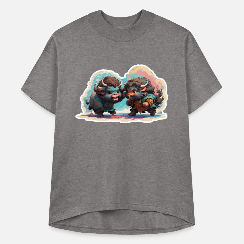 Clash of the Titans Musk Oxen Engage in Epic Battl