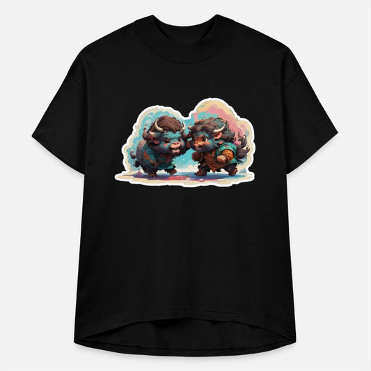 Clash of the Titans Musk Oxen Engage in Epic Battl