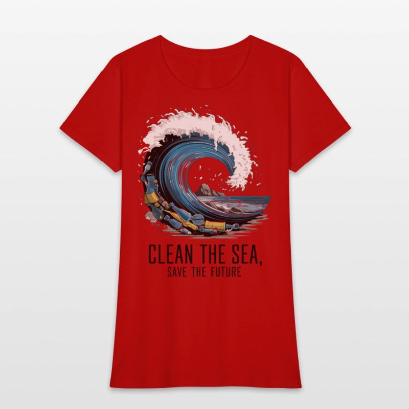 Clean the Sea Save the Future Ocean Art